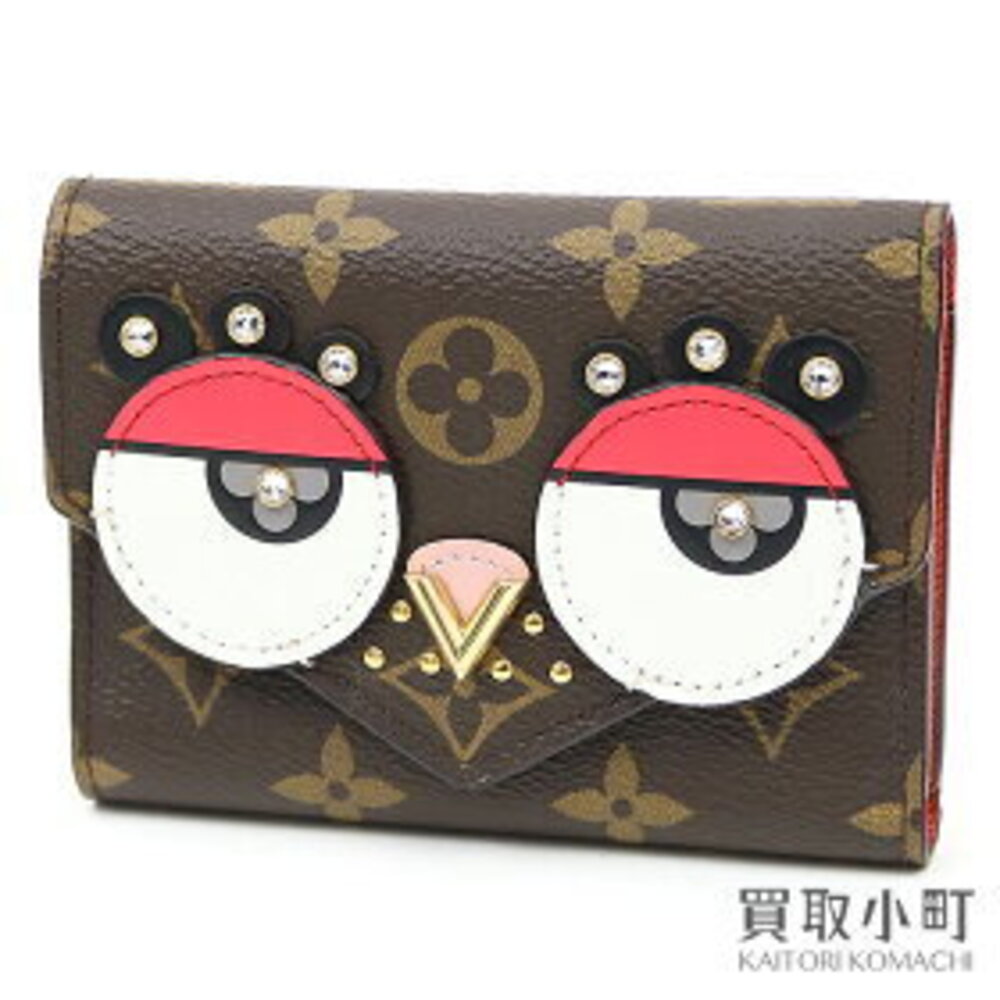 Louis Vuitton Victorine Bird Monogram Wallet compact motif strass